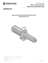 Pentair Berkley MGPS7C3-575T User guide