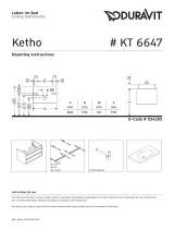 Duravit KT664702222 Installation guide