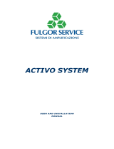 Fulgor Service V.ACTIVO S Installation guide