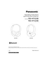 Panasonic RB-HF420BE-W Owner's manual