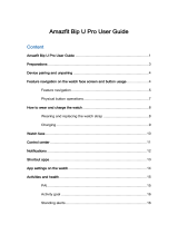 Amazfit BIP U PRO BLACK Owner's manual