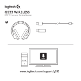 Logitech Logitech G533 Casque Gamer Sans Fil User manual