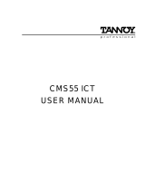 Tannoy CMS 55ICT User manual