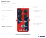 TC Electronic SUB 'N' UP OCTAVER Quick start guide