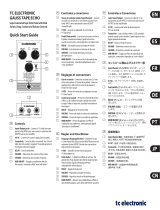 TC Electronic GAUSS TAPE ECHO Quick start guide