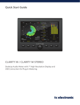 TC Electronic CLARITY M Quick start guide