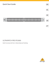 Behringer ULTRAPATCH PRO PX3000 User guide