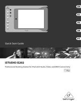 Behringer iSTUDIO iS202 Quick start guide