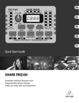 Behringer FBQ100 Quick start guide