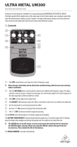 Behringer ULTRA METAL UM300 User manual