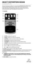 Behringer HD300 Owner's manual