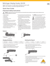 Behringer AIRPLAY GUITAR AG10 User guide