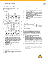 Behringer 110 VCO/VCF/VCA Synthesizer User manual
