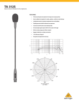 Behringer TA 312S Quick start guide