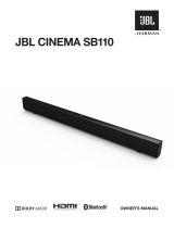 JBL Cinema SB110 Owner's manual