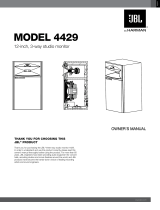 JBL 4429 Owner's manual