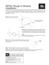 JBL RIF10C Speaker Frame Owner's manual