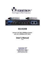 Versitron SG10208 User manual