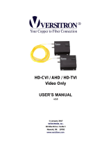 Versitron HDCVITR2A05 Owner's manual