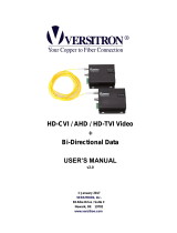 Versitron AHDR1A03 User manual