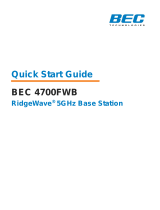 BEC 4700FWB Quick start guide