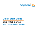 BEC 4900 R21 Quick start guide