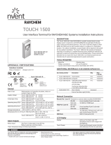 Raychem TOUCH 1500 Installation guide