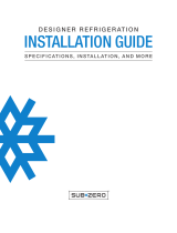 Sub-Zero 710461 Installation guide