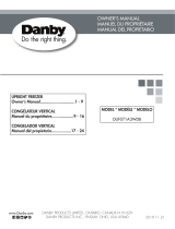 Danby  DUF071A3WDB  Owner's manual