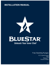 BlueStar RNB304BV2 Installation guide