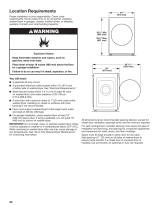 Whirlpool  WFC8090GX  Dimensions Guide