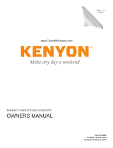 Kenyon  B81325  Owner's manual