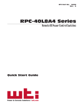 WTI RPC-40L8A4 Series Quick start guide