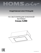 HOMSAir Crocus 52RD Black User manual