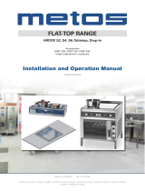 Metos Range Ardox S6/H Owner's manual