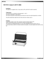 Metos TL 5602 Owner's manual
