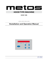 Metos HOOD 130S Owner's manual