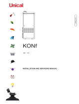 Unical KONf 100-115 Installation guide