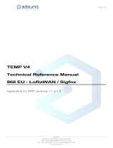 ADEUNIS TEMP Technical Reference