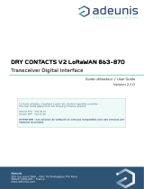 ADEUNIS DRY CONTACTS V2 LoRaWAN 863-870 User manual