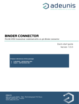 ADEUNIS ATEX Binder connector User guide