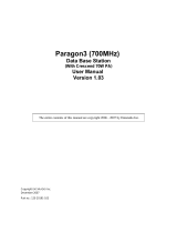 CalAmp Paragon 3 700 User manual