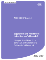 Roche ACCU-CHEK Inform II User manual