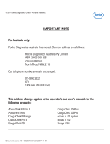 Roche ACCU-CHEK Inform II User manual