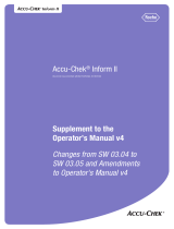 Roche ACCU-CHEK Inform II User manual