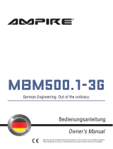 Ampire MBM500.1-3G Owner's manual