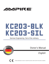 Ampire KC203-SIL Owner's manual