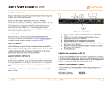 Sencore MIP 6210 Quick start guide