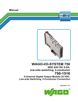 WAGO 8-channel, 24VDC, 0.5A User manual