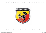 Fiat 124 Spider Abarth User manual